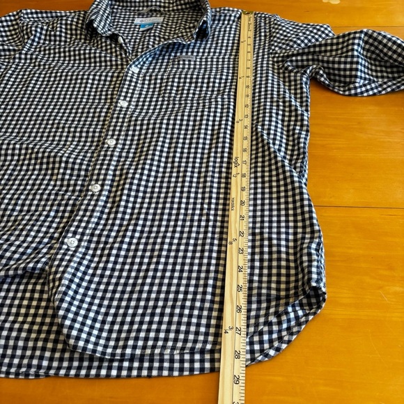 Columbia Men’s XL Rapid Rivers black white gingham long sleeve button down - Picture 9 of 10